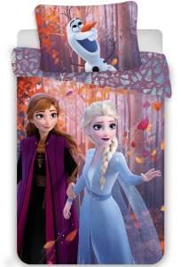 Disney Frozen Dekbedovertrek sisters- 140 x 200 cm - Katoen - 70 x 90 cm