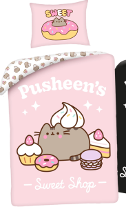 Pusheen dekbedovertrek Cake Glow in The Dark 140 x 200 cm Katoen