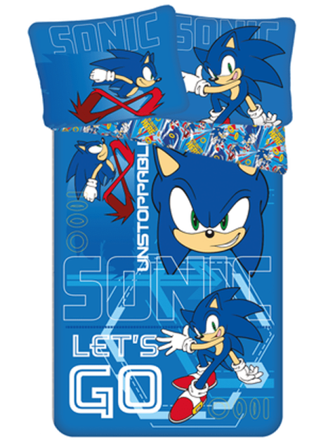 Sonic Dekbedovertrek Let's Go 140 x 200 cm