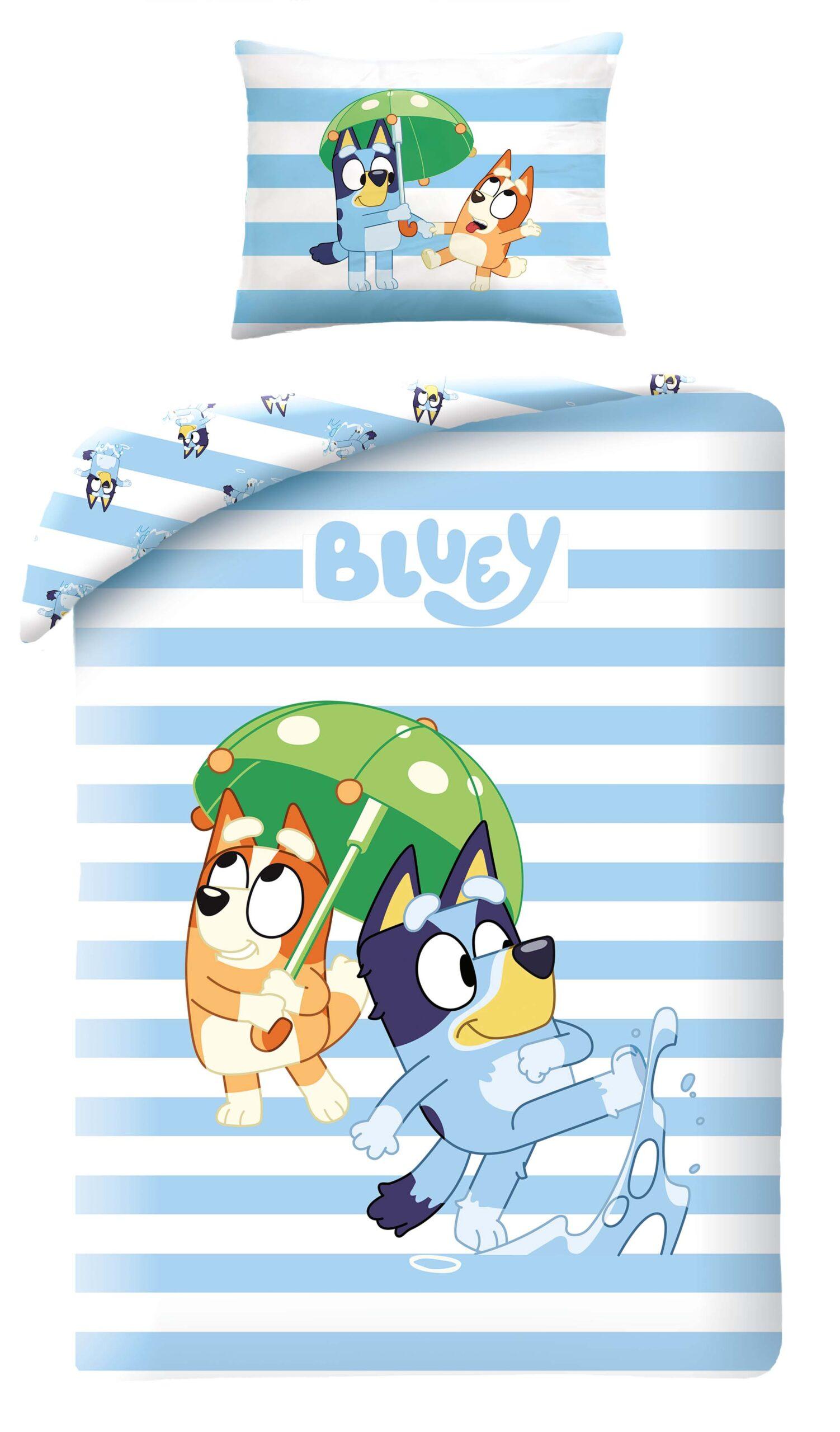 Bluey Dekbedovertrek splash 140 x 200 cm - katoen