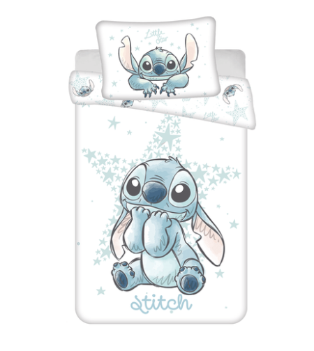 Lilo and Stitch Peuterdekbedovertrek White Star - 100 x 135 cm - Katoen - pre order