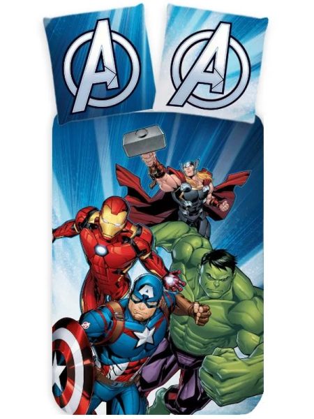 Avengers peuterdekbedovertrek 100 x 135 cm 40 x 60 cm