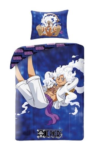 One Piece Dekbedovertrek Blauw 140 x 200 cm katoen pre order