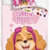 PAW Patrol Dekbedovertrek Happy Mood  - 140 x 200 cm - Katoen - roze