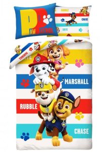 Paw Patrol dekbedovertrek dog tower 140 x 200 cm katoen