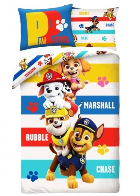 Paw Patrol dekbedovertrek dog tower 140 x 200 cm katoen