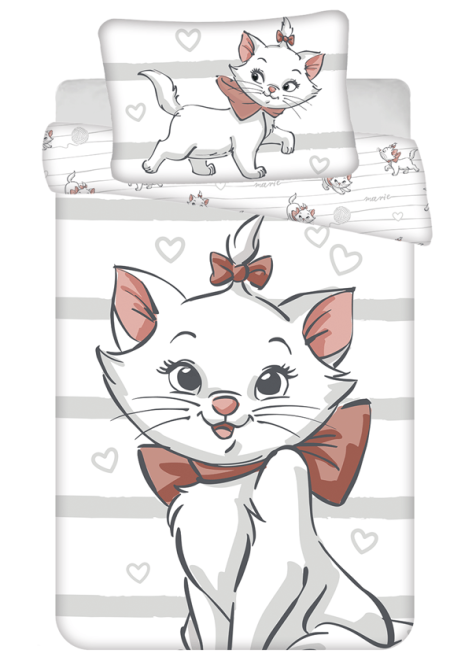 Disney Aristocats peuterdekbedovertrek hearts- 100 x 135 cm - Katoen