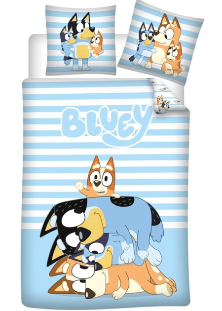 Bluey Dekbedovertrek Jump 140 x 200 cm - katoen