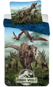 Jurassic World dekbedovertrek Dinosaurs 140 x 200 cm Katoen