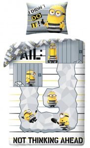 Minions Dekbedovertrek Not Thinking Smart - 140 x 200 cm - Katoen