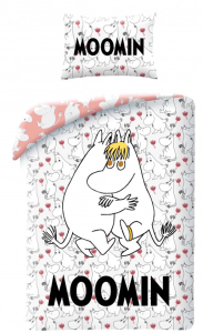 Moomin Dekbedovertrek hugs 140 x 200 cm (70 x 90 cm)