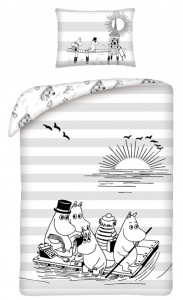 Moomin Dekbedovertrek Sunrise 140 x 200 cm (70 x 90 cm)