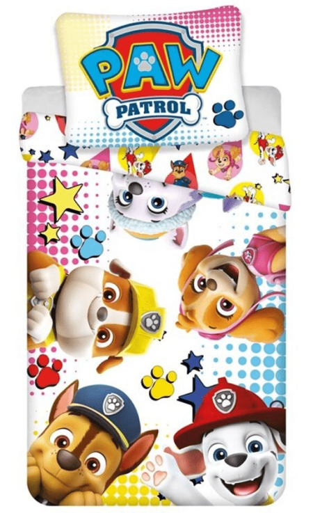 Paw Patrol dekbedovertrek Happy  140 x 200 cm - 63 x 63 cm - Polyester