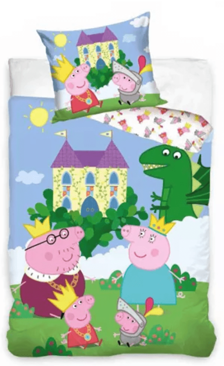 Peppa Pig dekbedovertrek Magic 140 x 200 cm - 70 x 90 cm - katoen