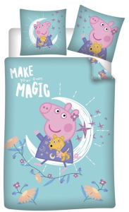 Peppa Pig Dekbedovertrek Make your own Magic 140 x 200 cm - Polyester