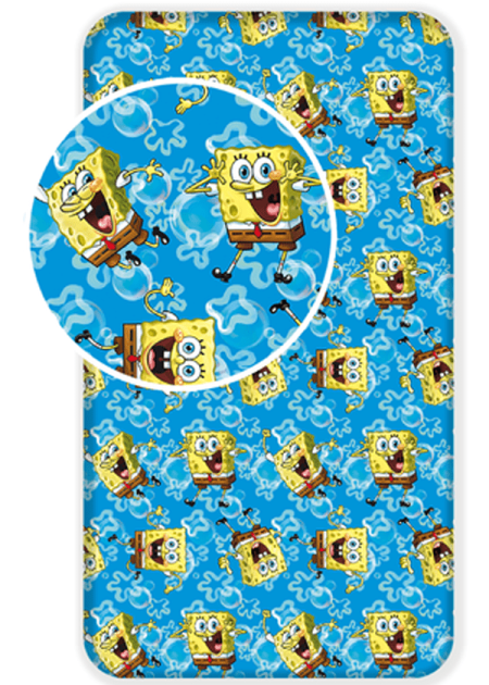 Spongebob Hoeslaken 90 x 200 cm