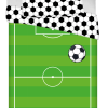 Voetbal Dekbedovertrek veld - Eenpersoons - 140 x 200 cm - Groen