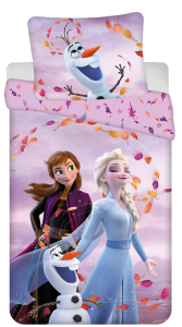 Disney Frozen Dekbedovertrek - 140 x 200 cm - Katoen - 70 x 90 cm