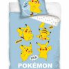 Pikachu Dekbedovertrek  Pika- 140 x 200 cm - 70 x 90 cm