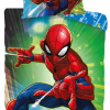Spiderman Peuterdekbedovertrek city - 100 x 135 cm - Katoen
