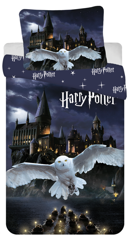 Harry Potter Dekbedovertrek Zweinstein - 140 x 200 cm - 70 x 90 cm - polyester - pre order