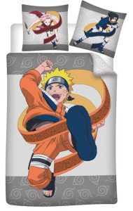 Naruto Dekbedovertrek Kick 140 x 200 cm Katoen 65 x 65 cm