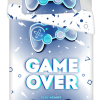 Gamer Dekbedovertrek Game Over 140 x 200 cm - 70 x 90 cm