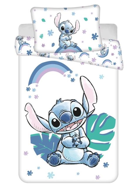 Lilo and Stitch Peuterdekbedovertrek Regenboog - 100 x 135 cm - Katoen