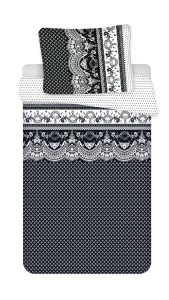 Sweet Home Dekbedovertrek Canzone zwart 200 x 220 cm