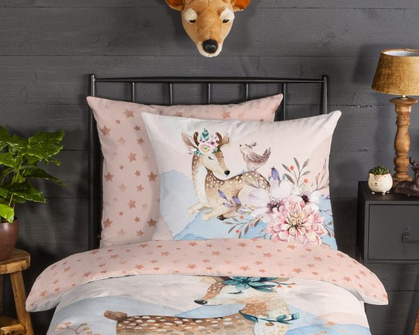 Good Morning Kinderdekbedovertrek "bambi" - Multi - (135x200 cm) - Katoen Flanel - Afbeelding 3