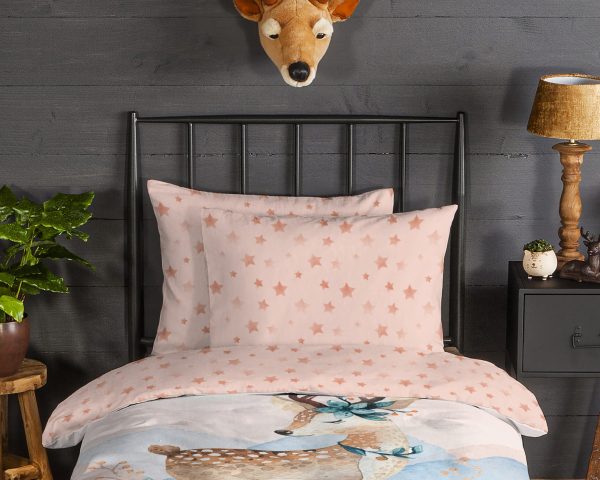 Good Morning Dekbedovertrek "bambi" - Multi - (140x200 cm) - Katoen Flanel - Afbeelding 3