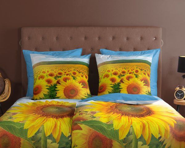 Good Morning Dekbedovertrek "zonnebloemen" - Multi - (135x200 cm) - Katoen - Afbeelding 3
