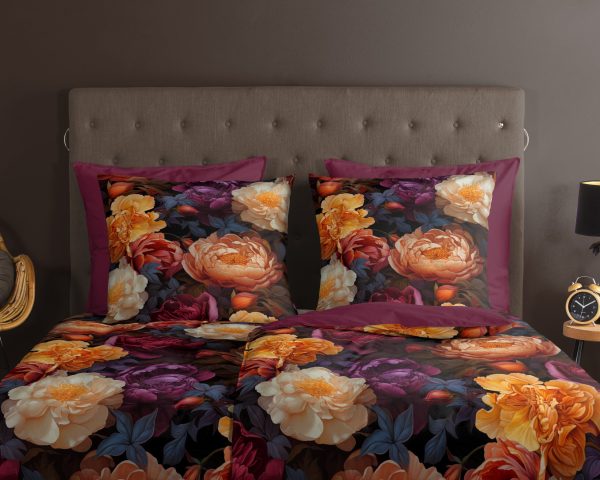 Good Morning Dekbedovertrek "bloemen" - Multi - (135x200 cm) - Katoen - Afbeelding 3
