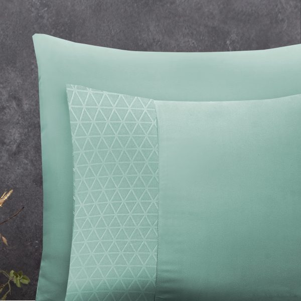 Sleeptime Berlin Mint groen 240 x 220 cm - Afbeelding 2