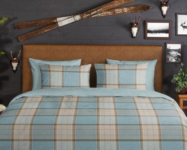 Good Morning Dekbedovertrek "ruit" - Multi - (200x200/220 cm) - Katoen Flanel - Afbeelding 3