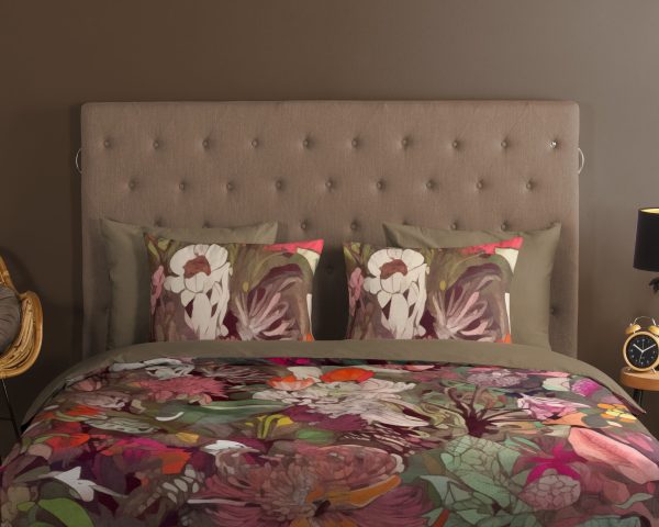 Good Morning Dekbedovertrek "bloemen" - Multi - (200x200/220 cm) - Katoen - Afbeelding 3