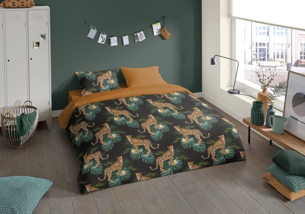 Pure Dekbedovertrek "luipaarden" - Multi - (135x200 cm) - Microfiber - Afbeelding 2