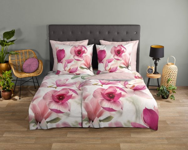 Good Morning Dekbedovertrek "magnolia bloemen" - Multi - (135x200 cm) - Katoen - Afbeelding 2