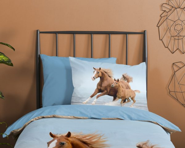 Good Morning Kinderdekbedovertrek "paarden" - Multi - (140x200 cm) - Katoen - Afbeelding 3