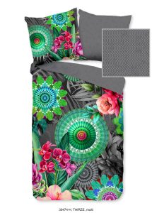 HIP Dekbedovertrek "mandala's en bloemen" - Multi - (155x220 cm) - Katoen Satijn