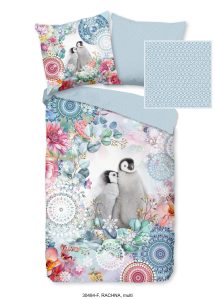 HIP Dekbedovertrek "mandala's en pinguins" - Multi - (155x220 cm) - Katoen Flanel