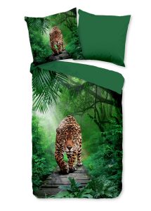 Pure Dekbedovertrek "luipaard" - Multi - (135x200 cm) - Microfiber