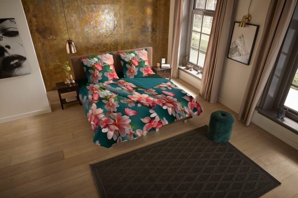 Pure Dekbedovertrek "bloemen" - Multi - (135x200 cm) - Microfiber - Afbeelding 2