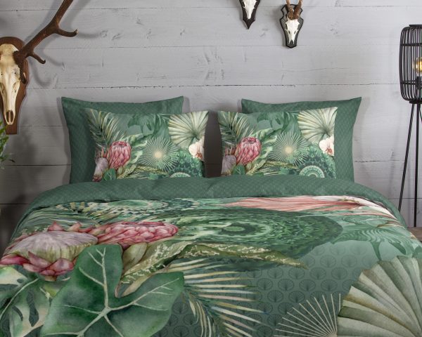 HIP Dekbedovertrek "mandala's en bloemen" - Multi - (200x200/220 cm) - Katoen Flanel - Afbeelding 3