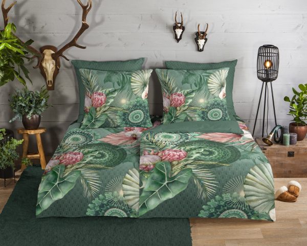 HIP Dekbedovertrek "mandala's en bloemen" - Multi - (155x220 cm) - Katoen Flanel - Afbeelding 2