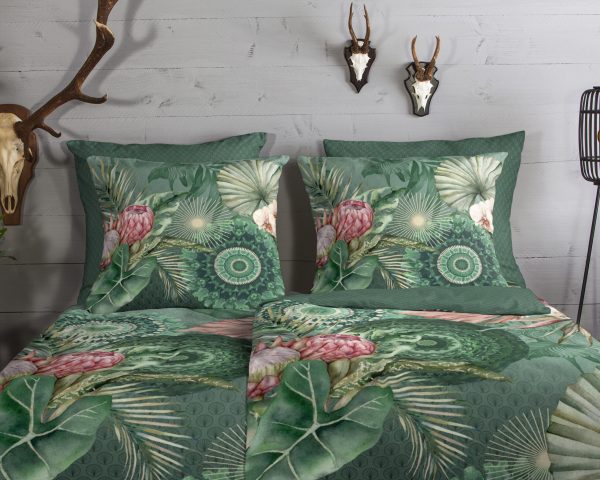 HIP Dekbedovertrek "mandala's en bloemen" - Multi - (155x220 cm) - Katoen Flanel - Afbeelding 3