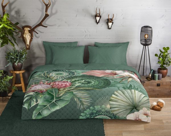 HIP Dekbedovertrek "mandala's en bloemen" - Multi - (140x200 cm) - Katoen Flanel - Afbeelding 2