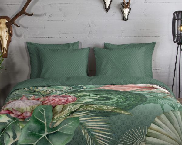 HIP Dekbedovertrek "mandala's en bloemen" - Multi - (140x200 cm) - Katoen Flanel - Afbeelding 3