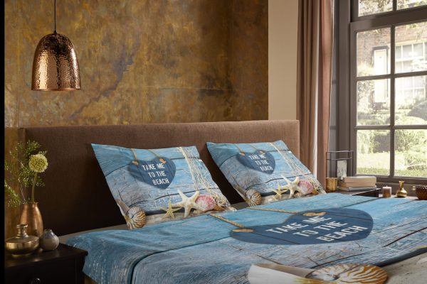 Pure Dekbedovertrek "strand/ zee" - Multi - (135x200 cm) - Microfiber - Afbeelding 3