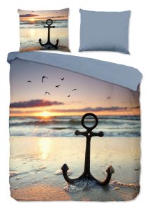 Good Morning Dekbedovertrek "strand/ zee" - Multi - (240x200/220 cm) - Katoen